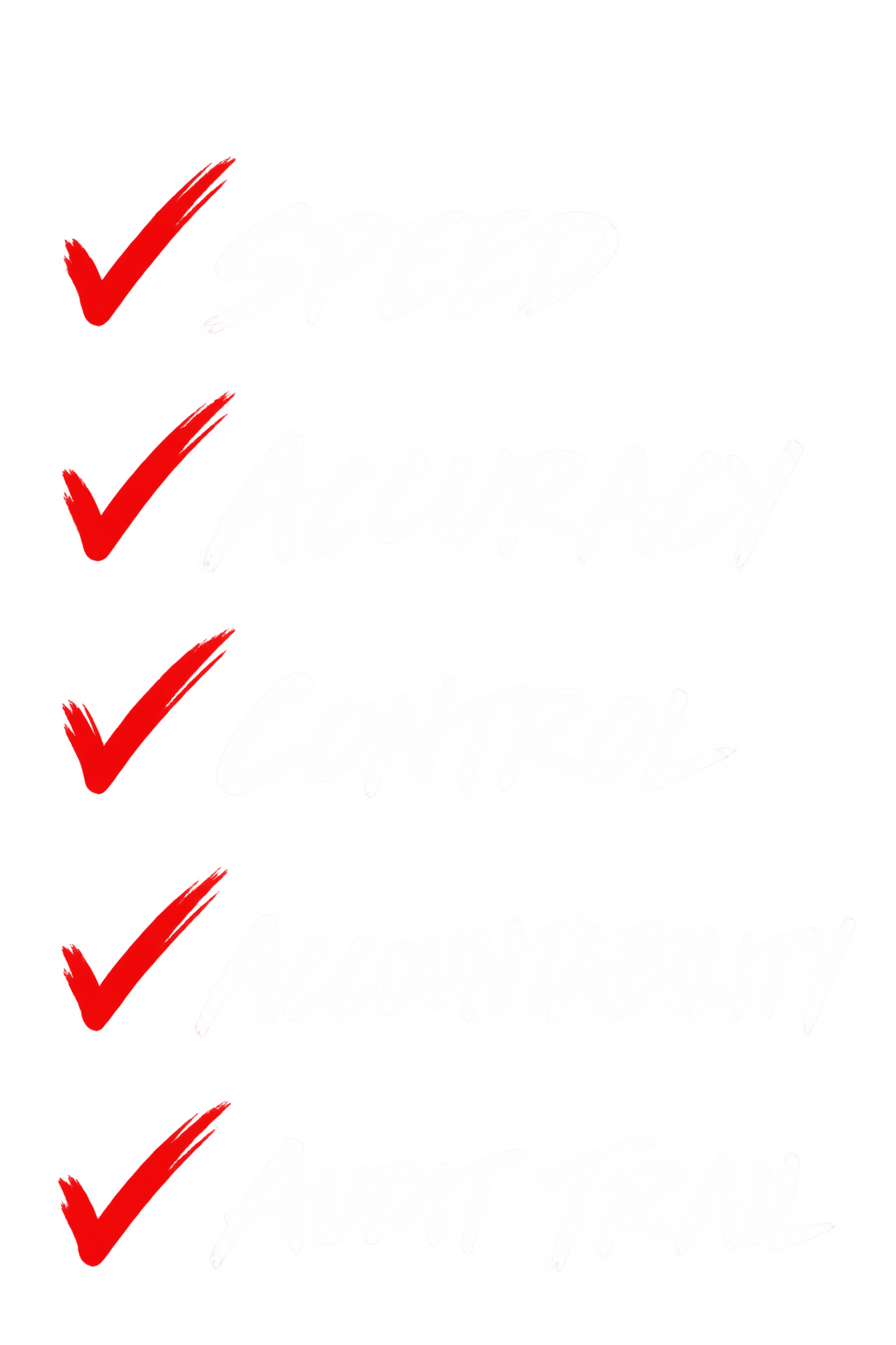 Speed. Accuracy. Control. Accountability. Audit trail.