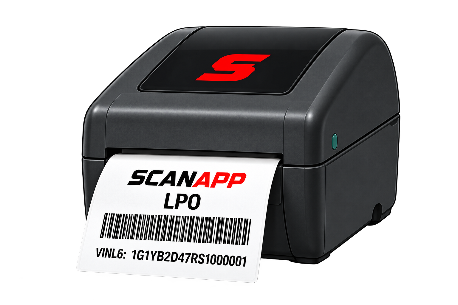 Optional LPO label printer